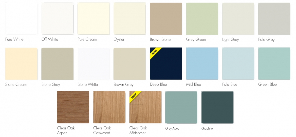 Painted Fusions Colour Palette