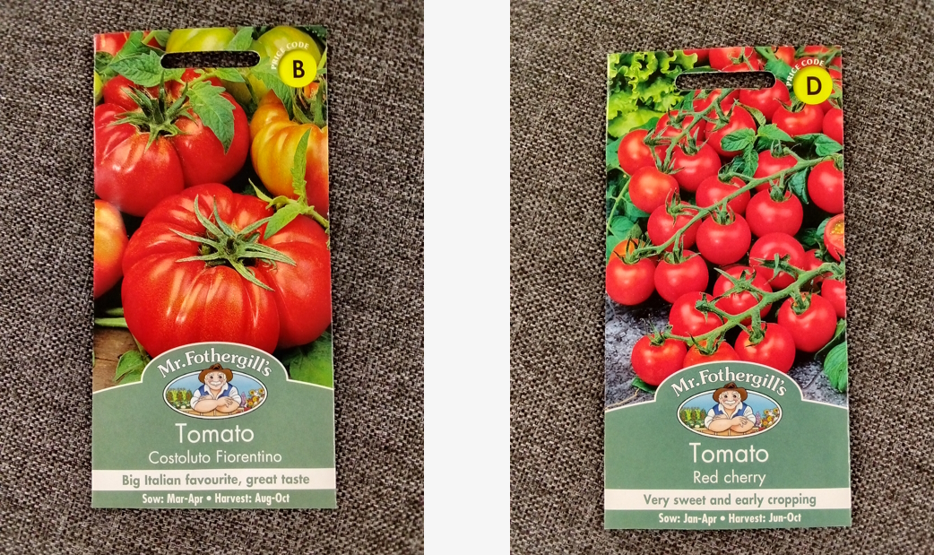 Costoluto Fiorentino and Red Cherry tomato seeds available
