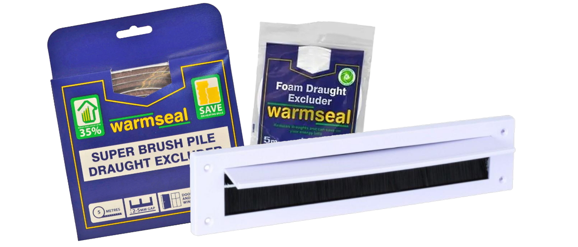 Warmseal draught excluder available at Whitchurch, Wrexham and Oswestry
