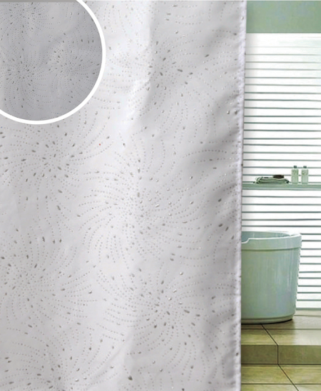 Blue Canyon Diamante Spiral Sparkle Shower Curtain White Colour Supplies Blue Canyon Diamante Spiral Sparkle, Sparkle Shower Curtain