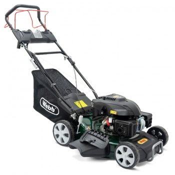 Webb R460ES Classic 46cm (18″) Self Propelled Electric Start Petrol Rotary Lawnmower