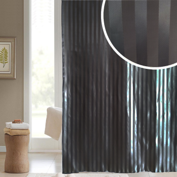 Details about   BLUE CANYON DIAMANTE SPIRAL BATH SHOWER CURTAIN 180 X 180 CM WITH HOOKS WHITE 