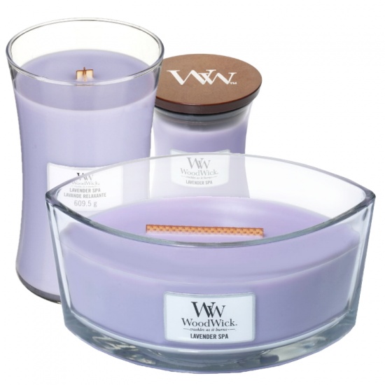 Bougie Parfumée Lavande au Spa - 275 g WOODWICK