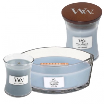 WoodWick Soft Chambray Yankee Candle